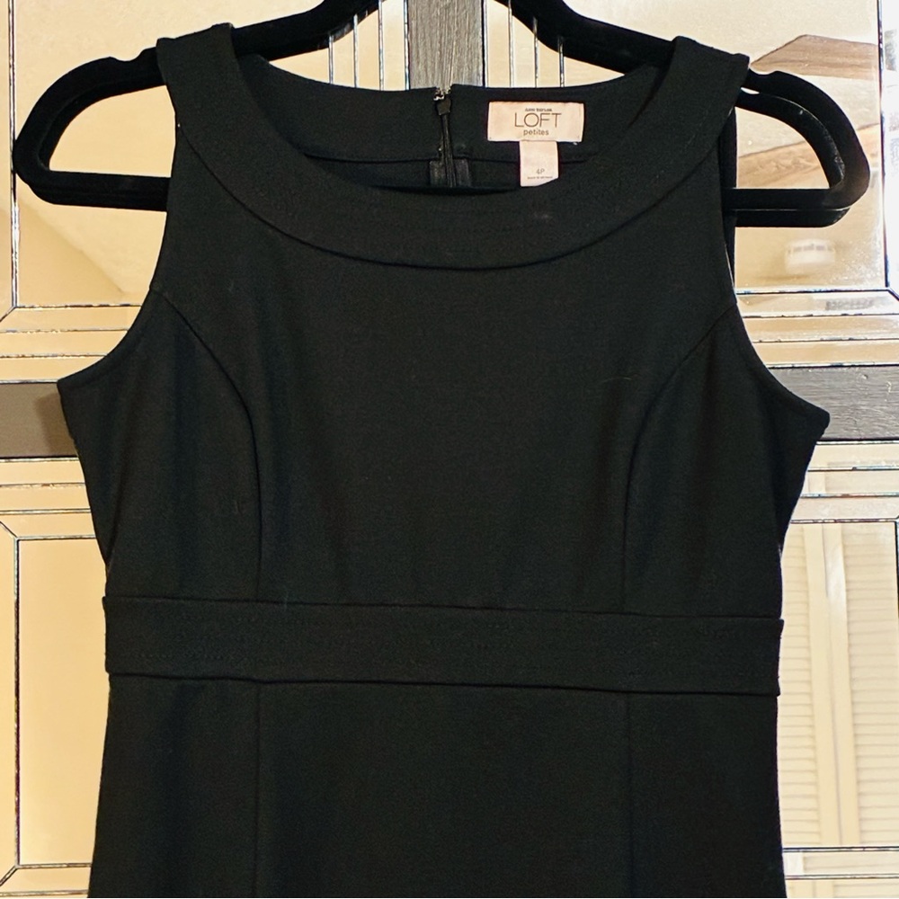 LOFT Classic Black Mini Dress
